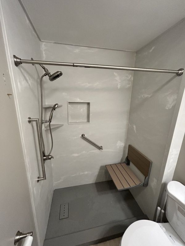 Disability Shower Installation detail