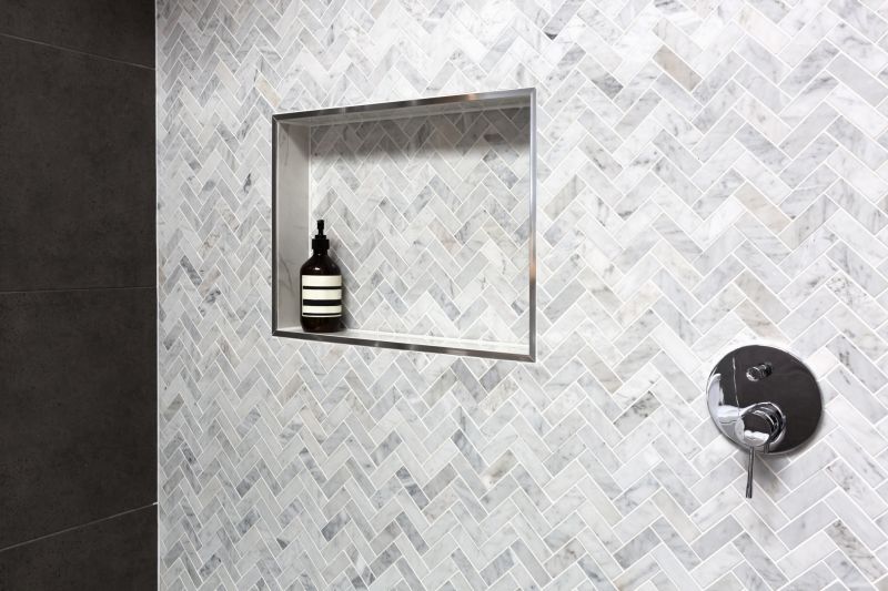Tile Patterns in Modern Showers